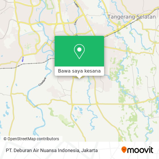 Peta PT. Deburan Air Nuansa Indonesia