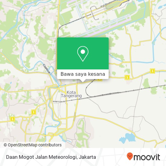 Peta Daan Mogot Jalan Meteorologi