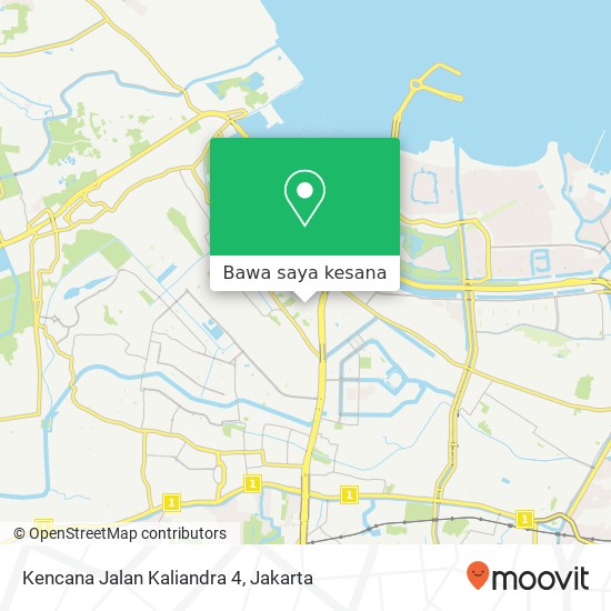 Peta Kencana Jalan Kaliandra 4