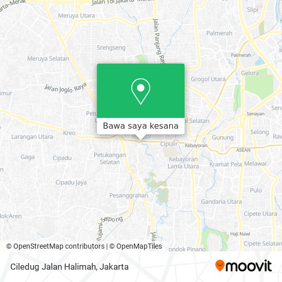 Peta Ciledug Jalan Halimah