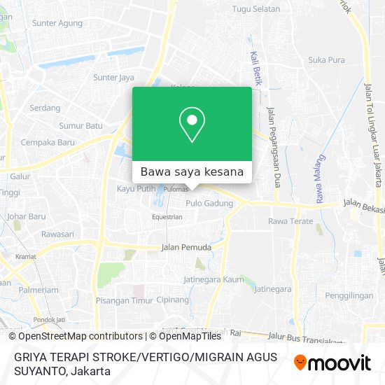 Peta GRIYA TERAPI STROKE / VERTIGO / MIGRAIN AGUS SUYANTO