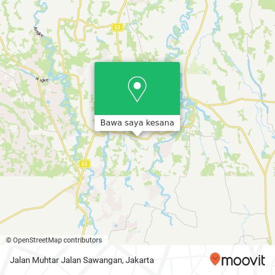 Peta Jalan Muhtar Jalan Sawangan