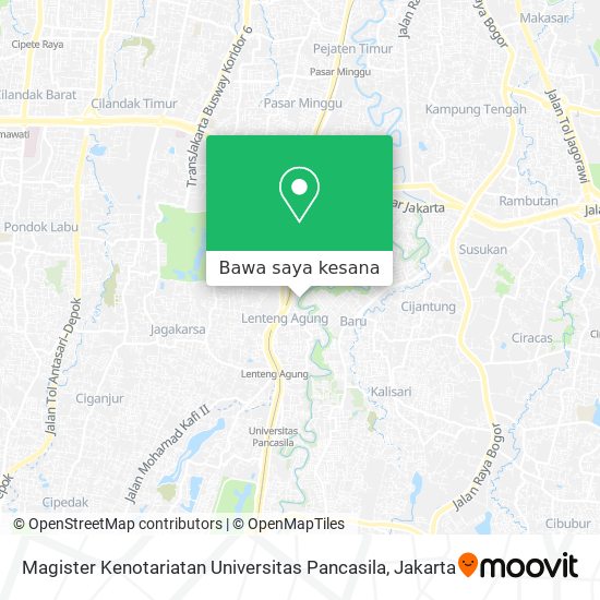 Peta Magister Kenotariatan Universitas Pancasila