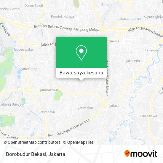 Peta Borobudur Bekasi