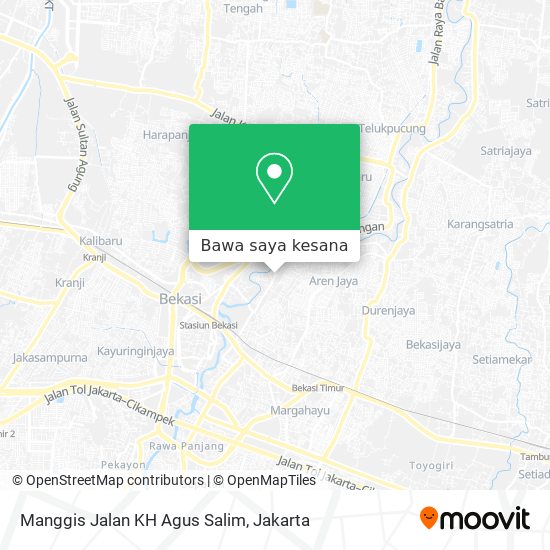 Peta Manggis Jalan KH Agus Salim