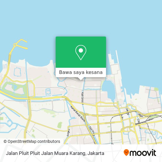 Peta Jalan Pluit Pluit Jalan Muara Karang