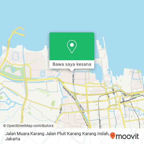 Peta Jalan Muara Karang Jalan Pluit Karang Karang Indah