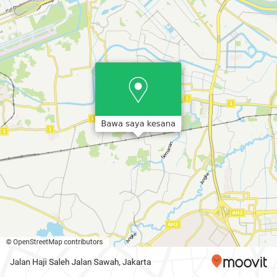 Peta Jalan Haji Saleh Jalan Sawah