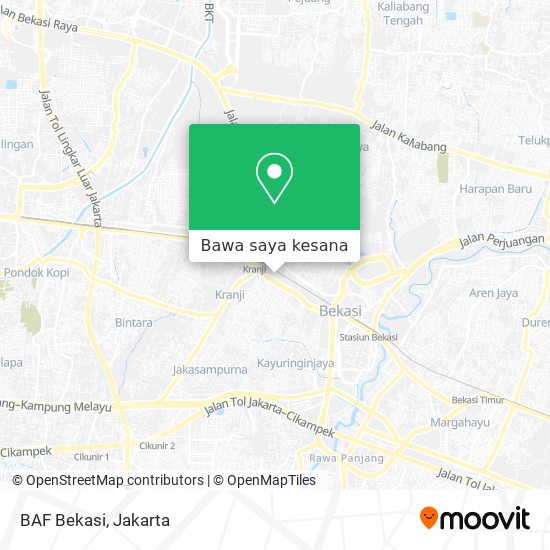 Peta BAF Bekasi