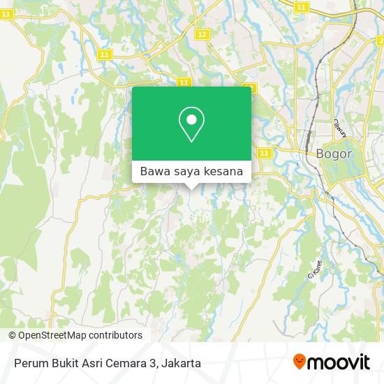 Peta Perum Bukit Asri Cemara 3