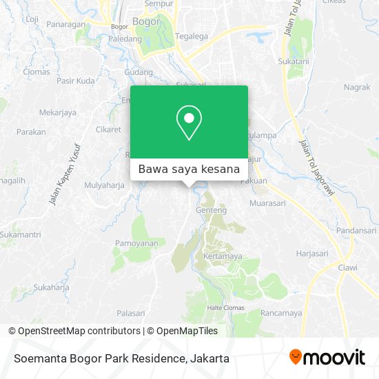 Peta Soemanta Bogor Park Residence