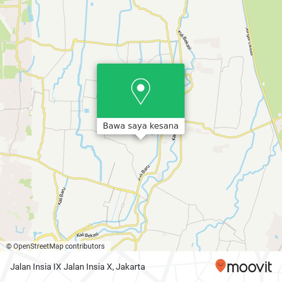 Peta Jalan Insia IX Jalan Insia X