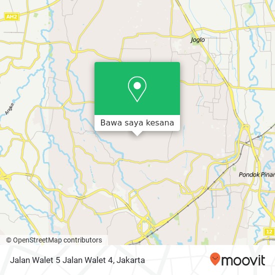 Peta Jalan Walet 5 Jalan Walet 4