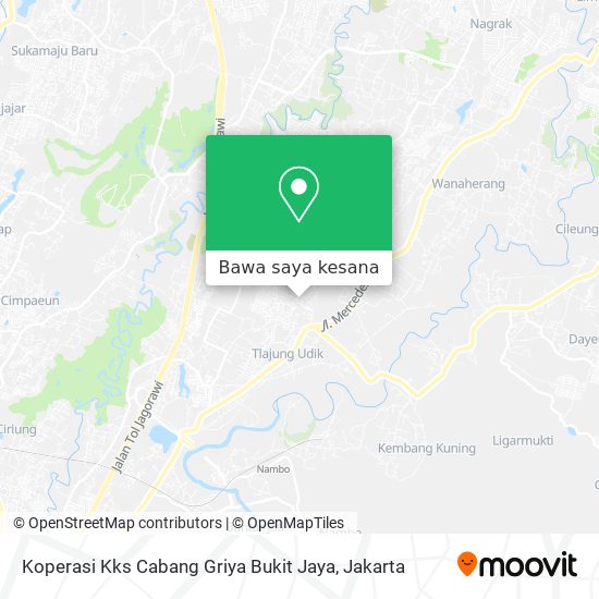 Peta Koperasi Kks Cabang Griya Bukit Jaya