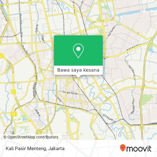 Peta Kali Pasir Menteng