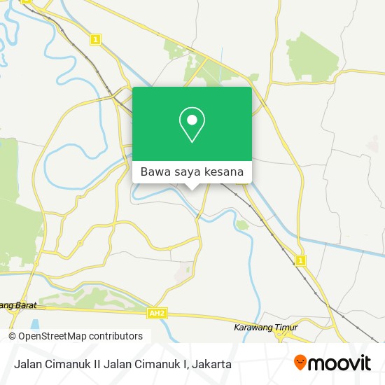 Peta Jalan Cimanuk II Jalan Cimanuk I