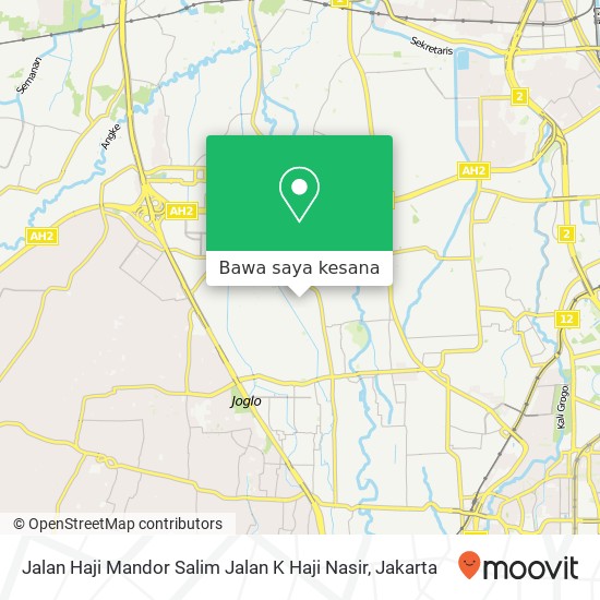 Peta Jalan Haji Mandor Salim Jalan K Haji Nasir