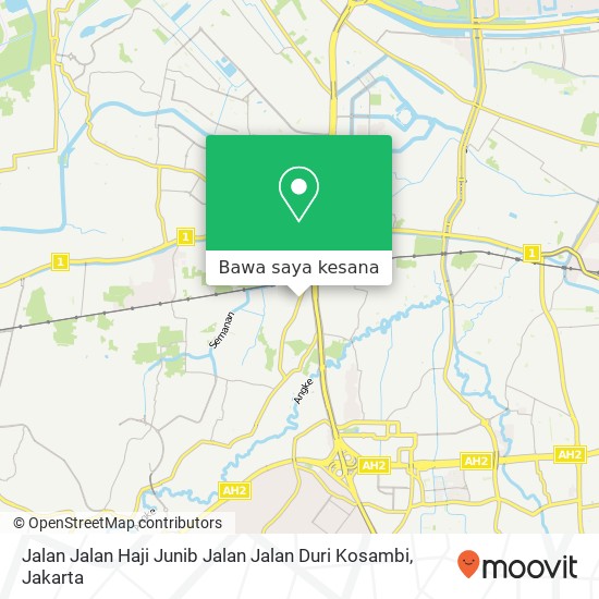 Peta Jalan Jalan Haji Junib Jalan Jalan Duri Kosambi