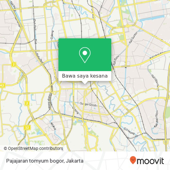 Peta Pajajaran tomyum bogor