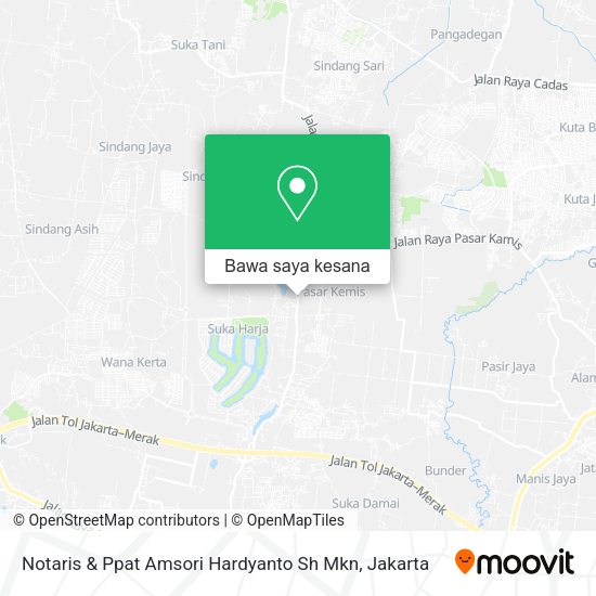 Peta Notaris & Ppat Amsori Hardyanto Sh Mkn