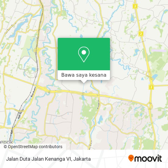 Peta Jalan Duta Jalan Kenanga VI