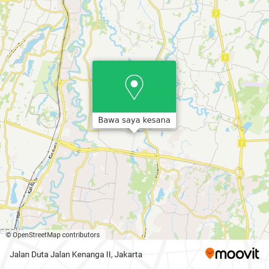 Peta Jalan Duta Jalan Kenanga II