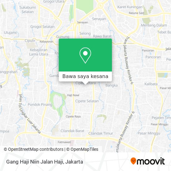 Peta Gang Haji Niin Jalan Haji