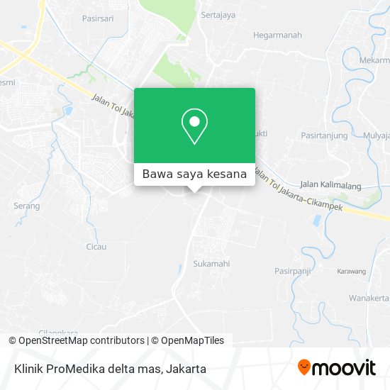 Peta Klinik ProMedika delta mas