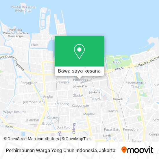 Peta Perhimpunan Warga Yong Chun Indonesia