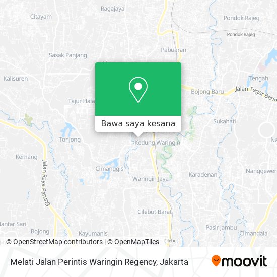 Peta Melati Jalan Perintis Waringin Regency