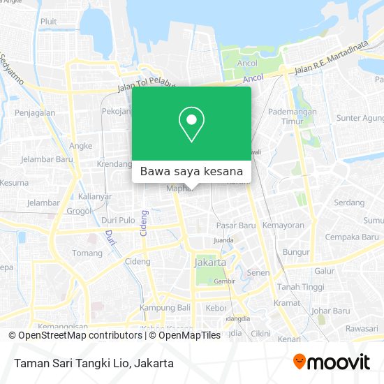 Peta Taman Sari Tangki Lio