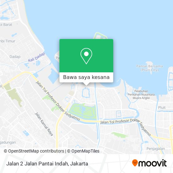 Peta Jalan 2 Jalan Pantai Indah