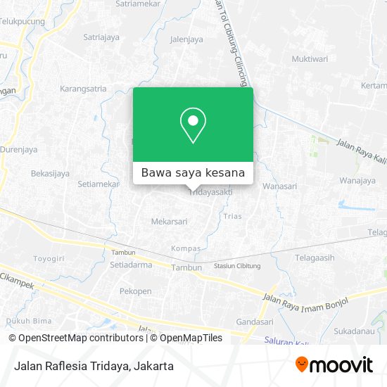 Peta Jalan Raflesia Tridaya
