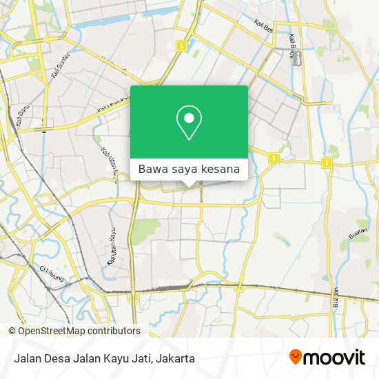 Peta Jalan Desa Jalan Kayu Jati