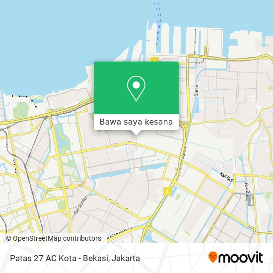 Peta Patas 27 AC Kota - Bekasi
