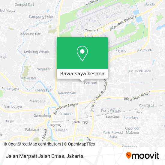 Peta Jalan Merpati Jalan Emas