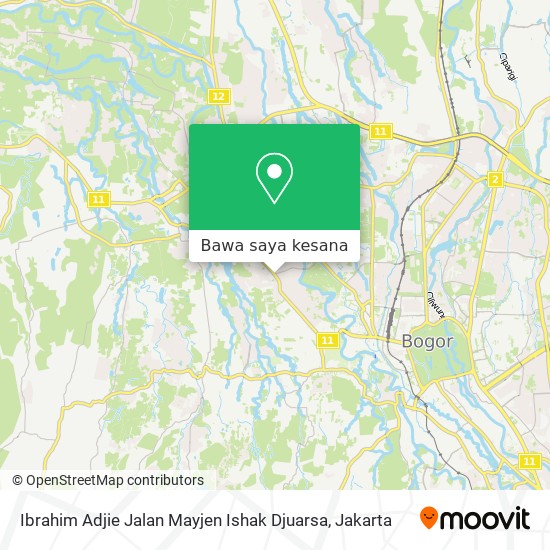 Peta Ibrahim Adjie Jalan Mayjen Ishak Djuarsa