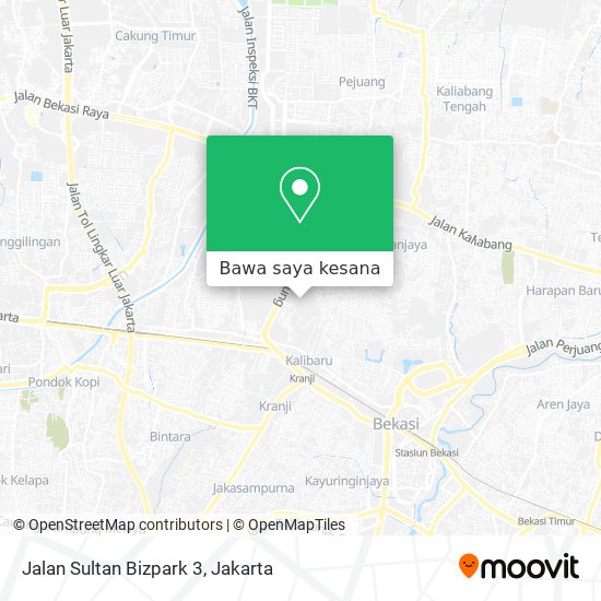 Peta Jalan Sultan Bizpark 3