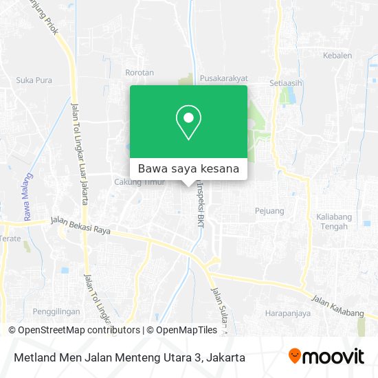 Peta Metland Men Jalan Menteng Utara 3