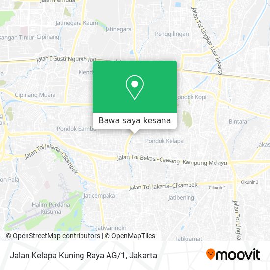 Peta Jalan Kelapa Kuning Raya AG/1