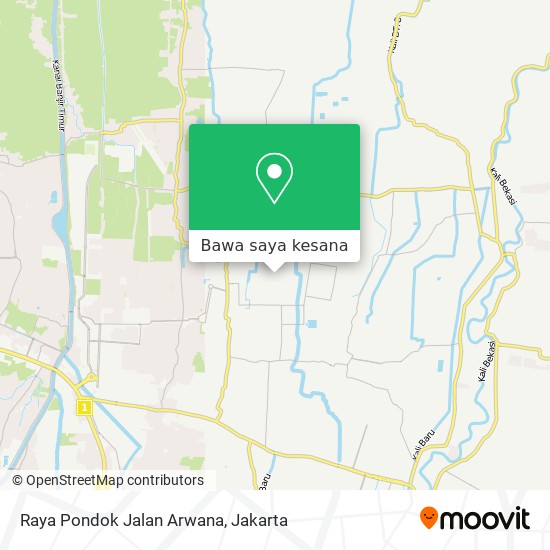 Peta Raya Pondok Jalan Arwana