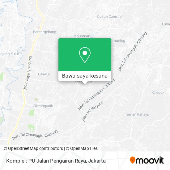 Peta Komplek PU Jalan Pengairan Raya