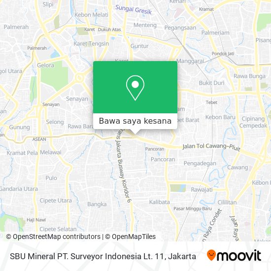 Peta SBU Mineral PT. Surveyor Indonesia Lt. 11