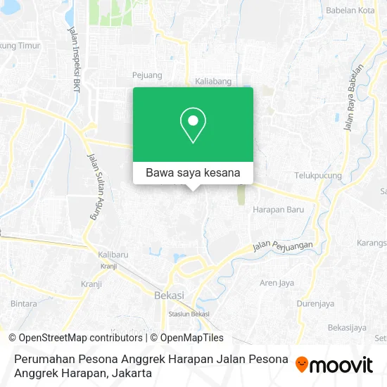 Peta Perumahan Pesona Anggrek Harapan Jalan Pesona Anggrek Harapan