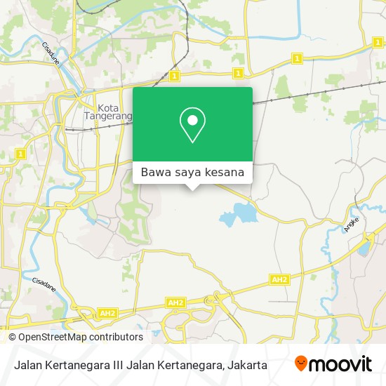 Peta Jalan Kertanegara III Jalan Kertanegara