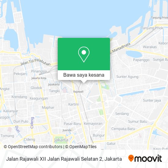 Peta Jalan Rajawali XII Jalan Rajawali Selatan 2