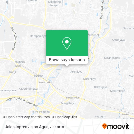 Peta Jalan Inpres Jalan Agus