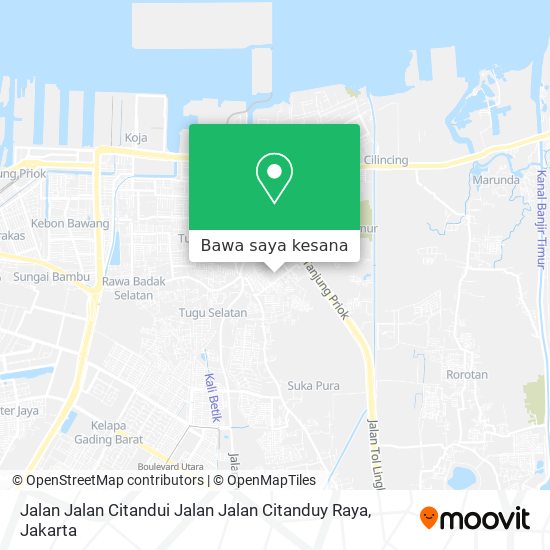 Peta Jalan Jalan Citandui Jalan Jalan Citanduy Raya