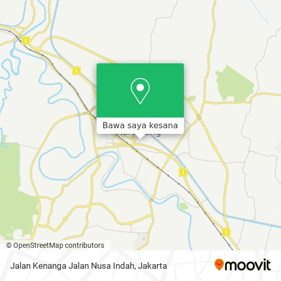 Peta Jalan Kenanga Jalan Nusa Indah