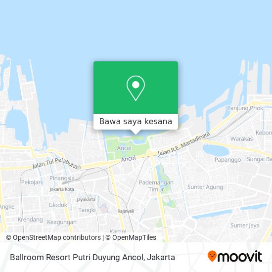 Peta Ballroom Resort Putri Duyung Ancol